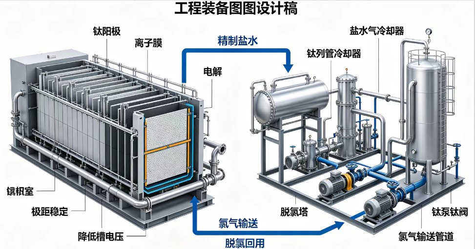 钛电极在氯碱工业中的应用